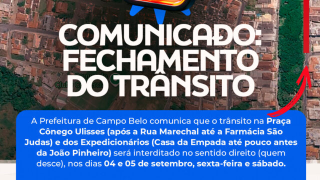 Interdição no Trânsito para Feira da Saúde