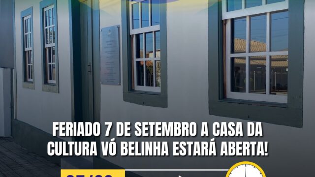 Conheça a Casa da Cultura Vó Belinha em Cana Verde
