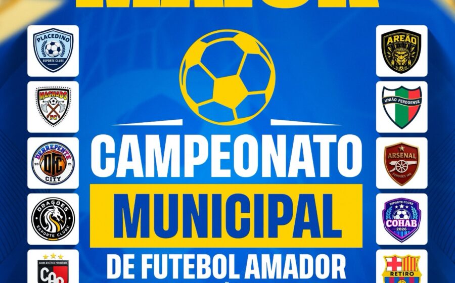 Campeonato Municipal de Futebol Agita Perdões