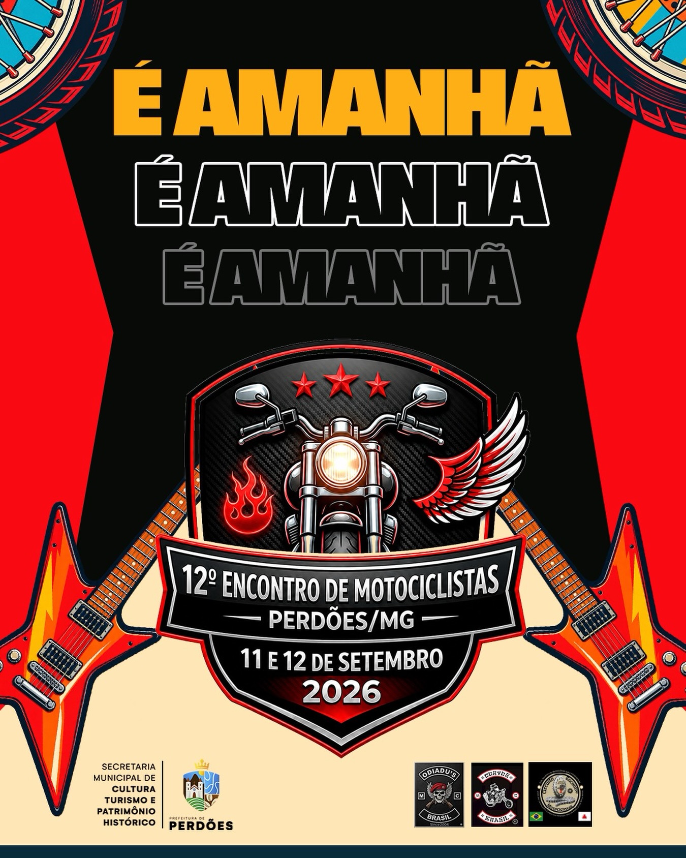 Perdões acolhe 12º Encontro de Motociclistas