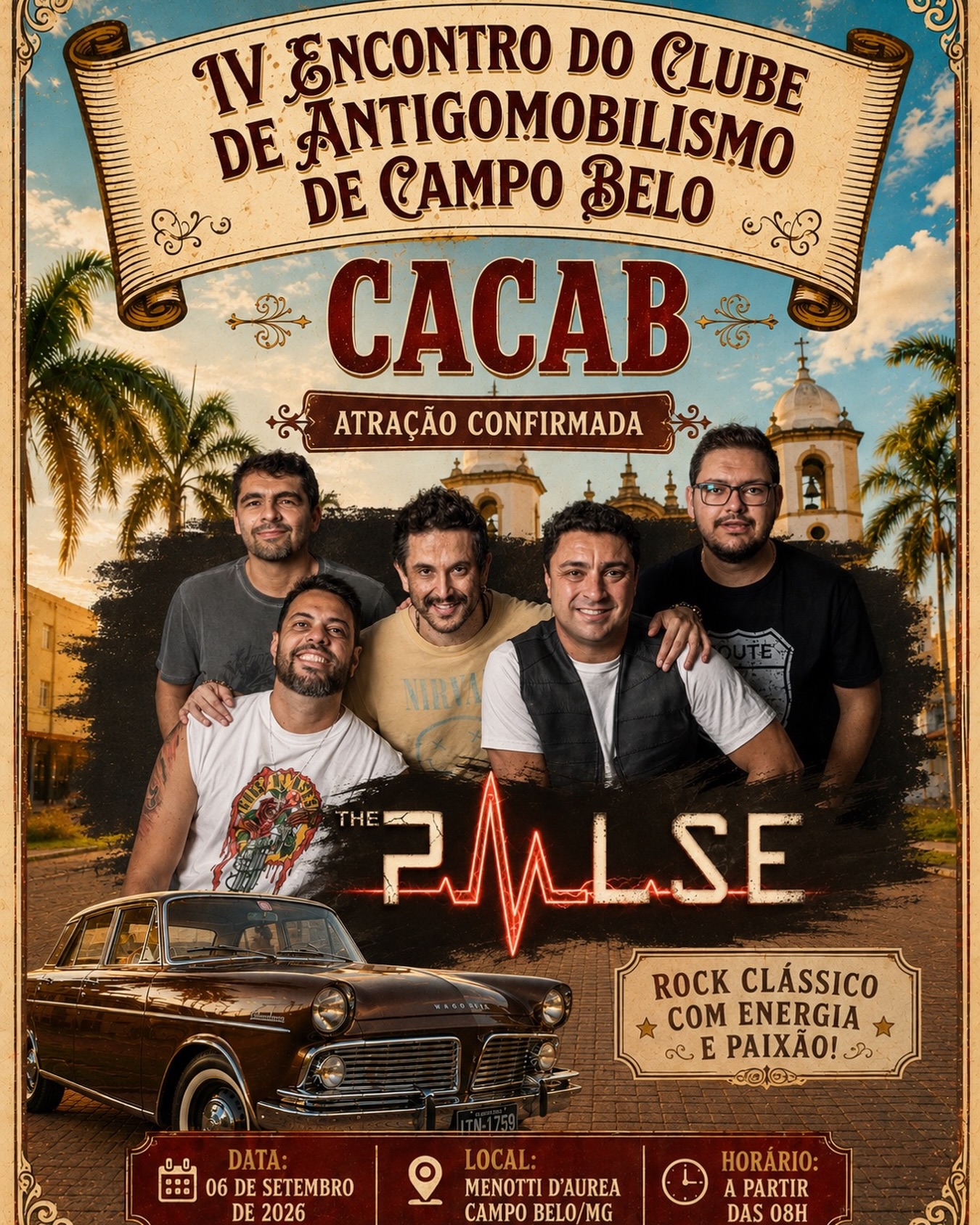 IV Encontro de Antigomobilismo em Campo Belo